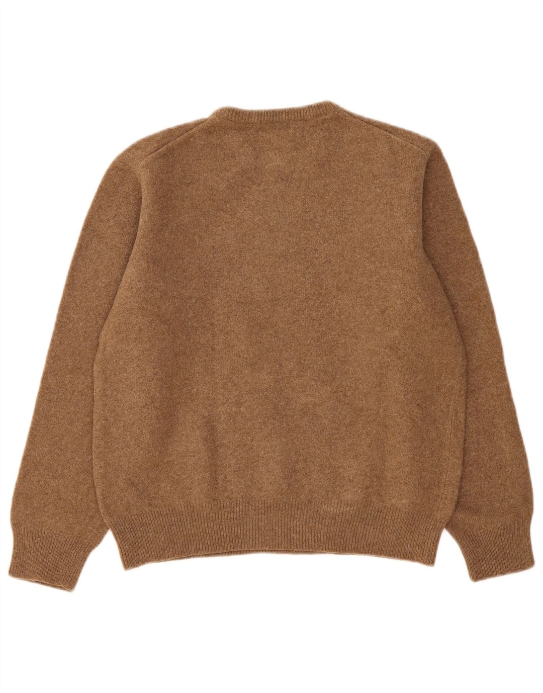 Gant Boys Crew Neck Jumper Sweater 15-16 År Stor Beige Lammeuld