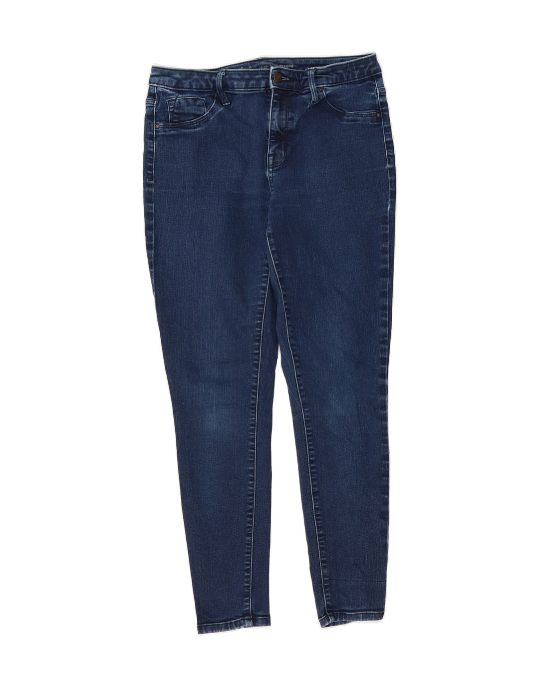 MOSSIMO Womens High Rise Skinny Jeans US 8 Medium W29 L27 Navy Blue Vintage Mossimo and Second-Hand Mossimo from Messina Hembry 