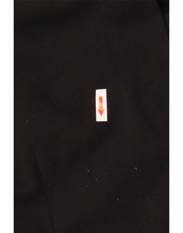 Marks & Spencer Dame 1 Knap Blazer Jakke UK 16 Stor Sort Bomuld