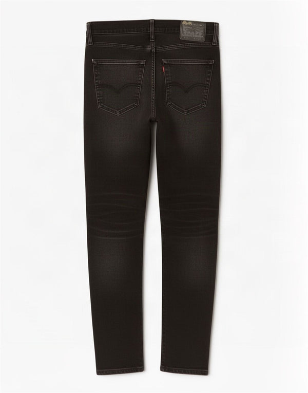 Levi's Herre 512 Slim Tapered Jeans W31 L32 Sort Bomuld