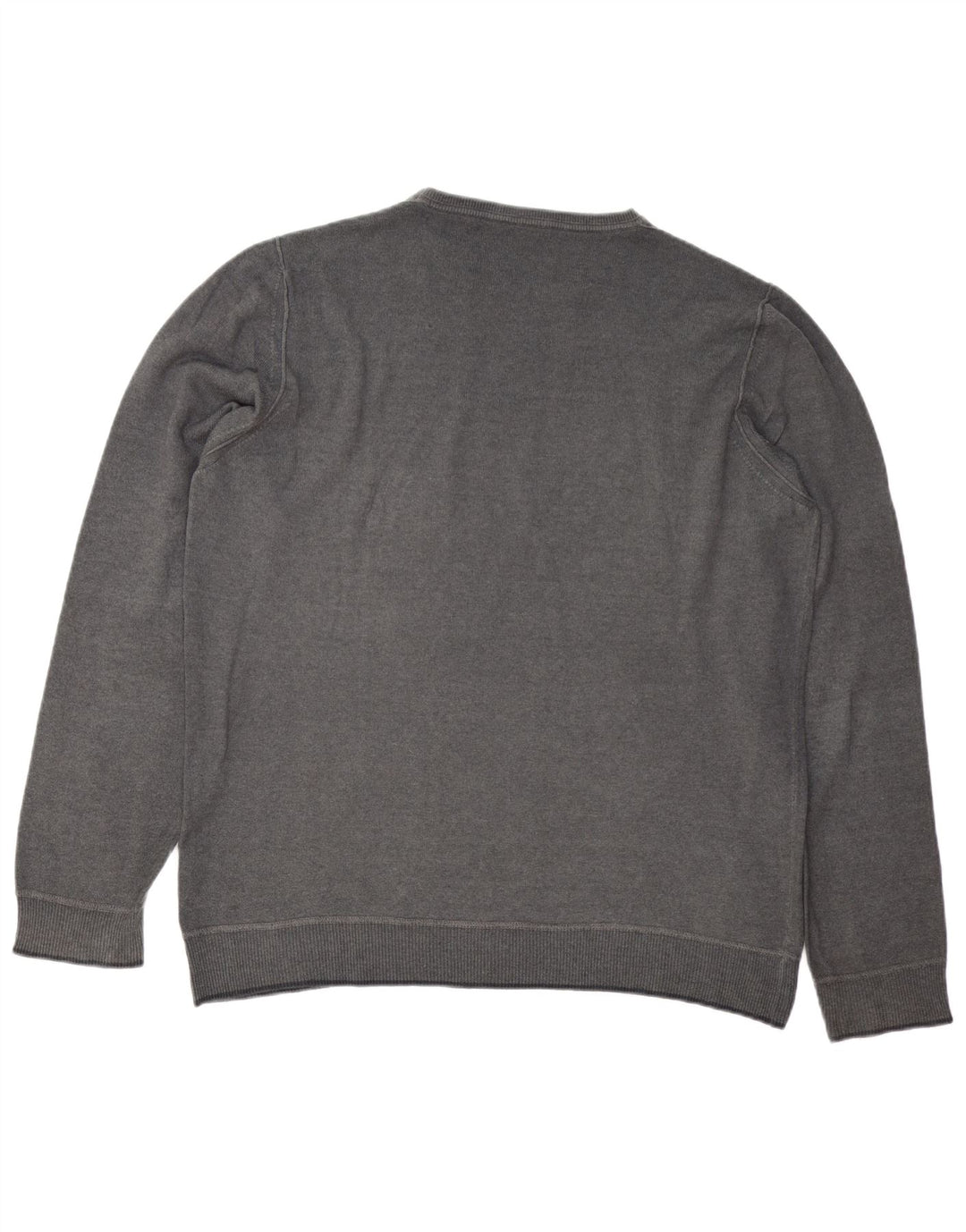 TRUSSARDI JEANS Herre Crew Neck Jumper Sweater 2XL Grå Uld
