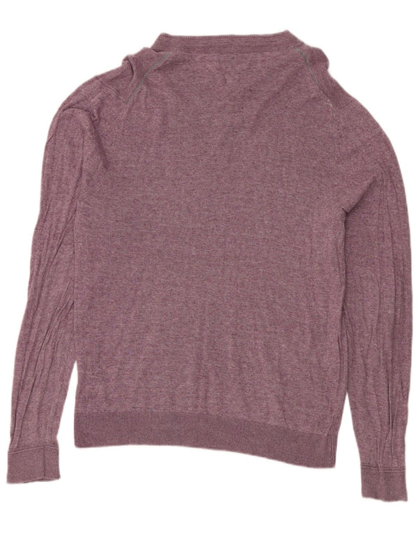 Marks & Spencer Herre Regular Fit V-hals sweater Medium Lilla