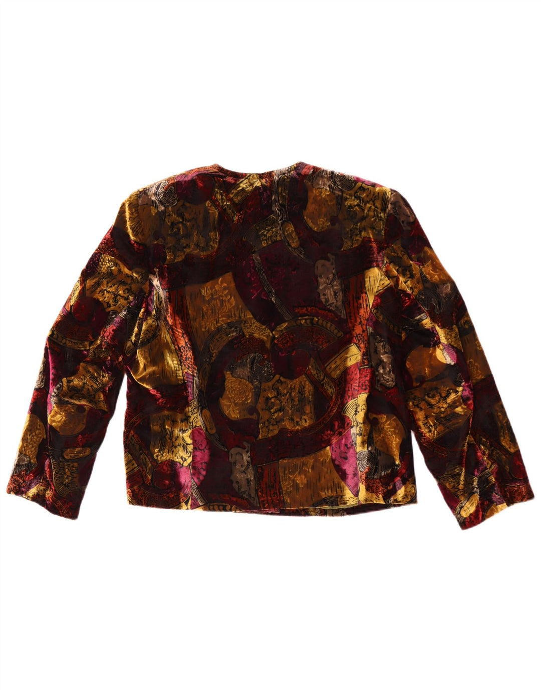 Vintage Dame Dobbeltradet Blazer Jacket UK 12 Medium Flerfarvet
