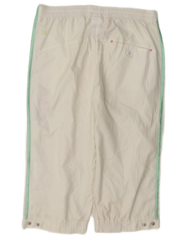 Adidas Girls Graphic Capri træningsdragt bukser 15-16 år Hvid polyester