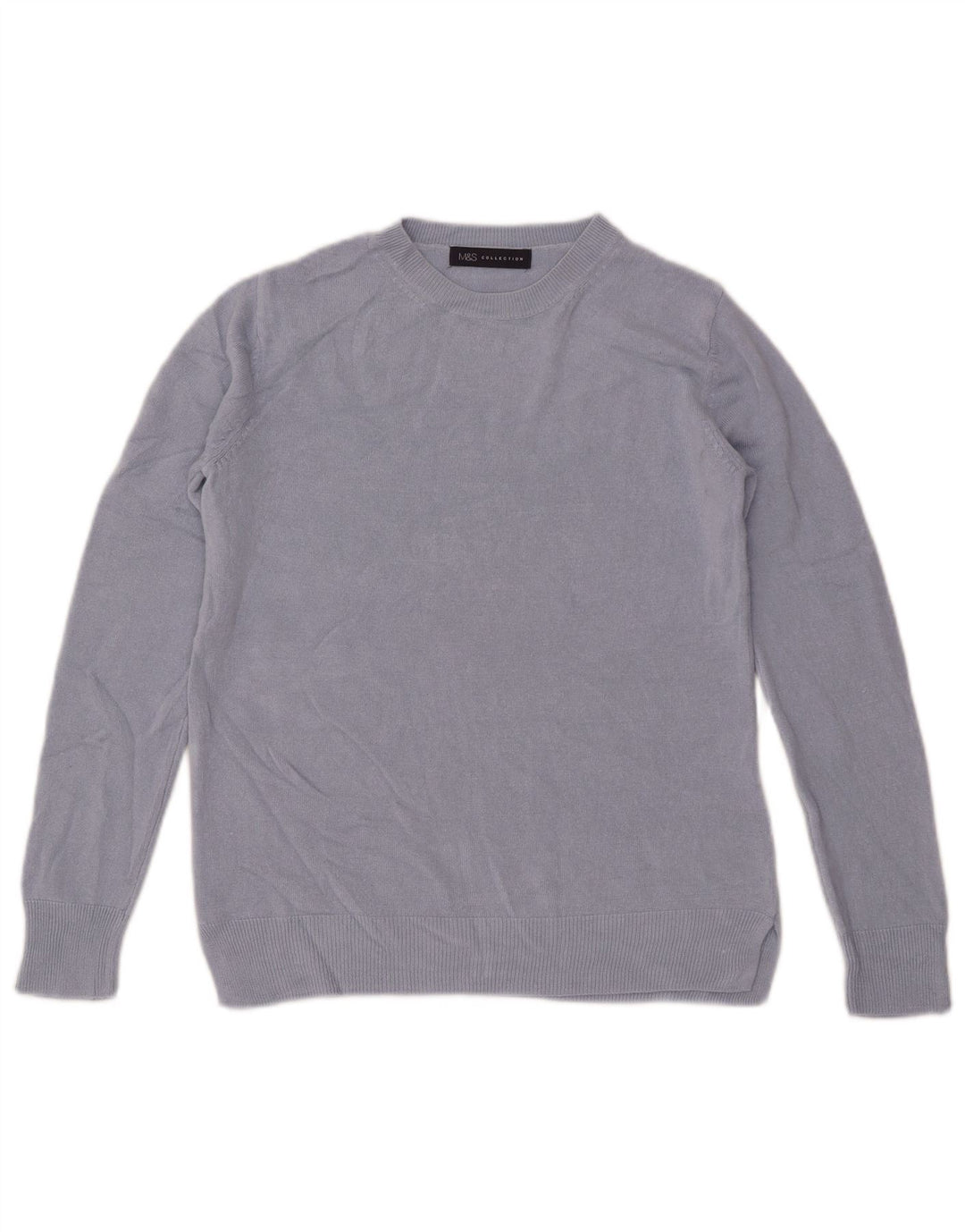 Marks & Spencer Dame Oversized Crew Neck sweater UK 10 Small Blue