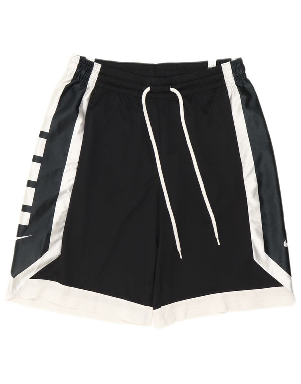 Nike Herre Dri Fit Sportshorts Large Sort Colourblock Polyester Sports