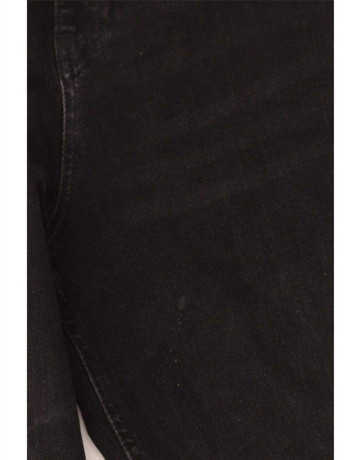 Marks & Spencer Dame Mom Tapered Jeans UK 12 Medium W30 L27 Black