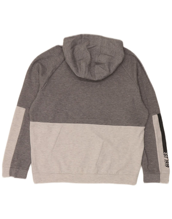 NFL Mens Green Bay Packers Graphic Hoodie Jumper Large Grey Colourblock