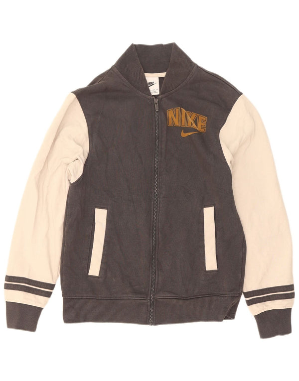 Nike Grafisk træningsdragt til mænd Topjakke XS Grå Colourblock Bomuld