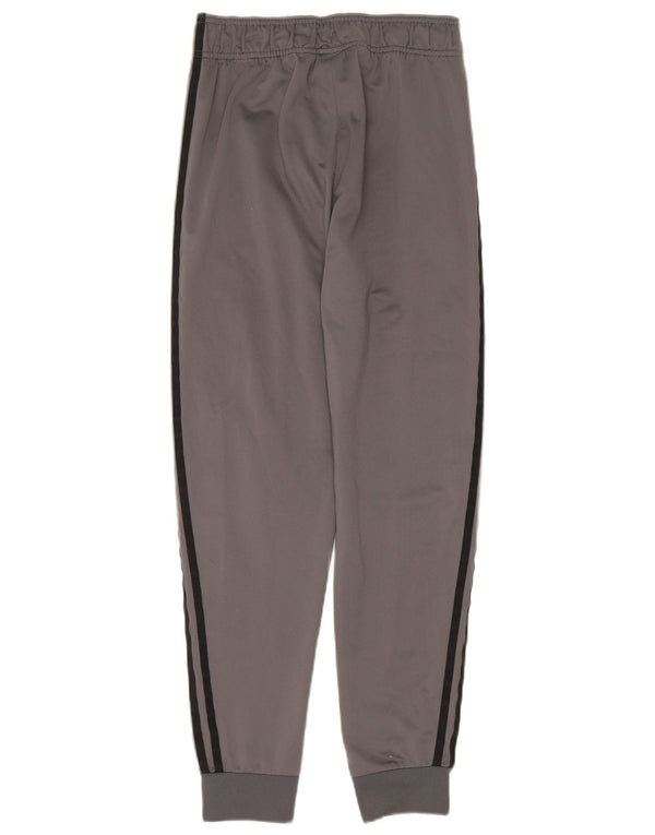 Adidas Drenge Træningsdragt Bukser Joggers 13-14 År Grå Polyester