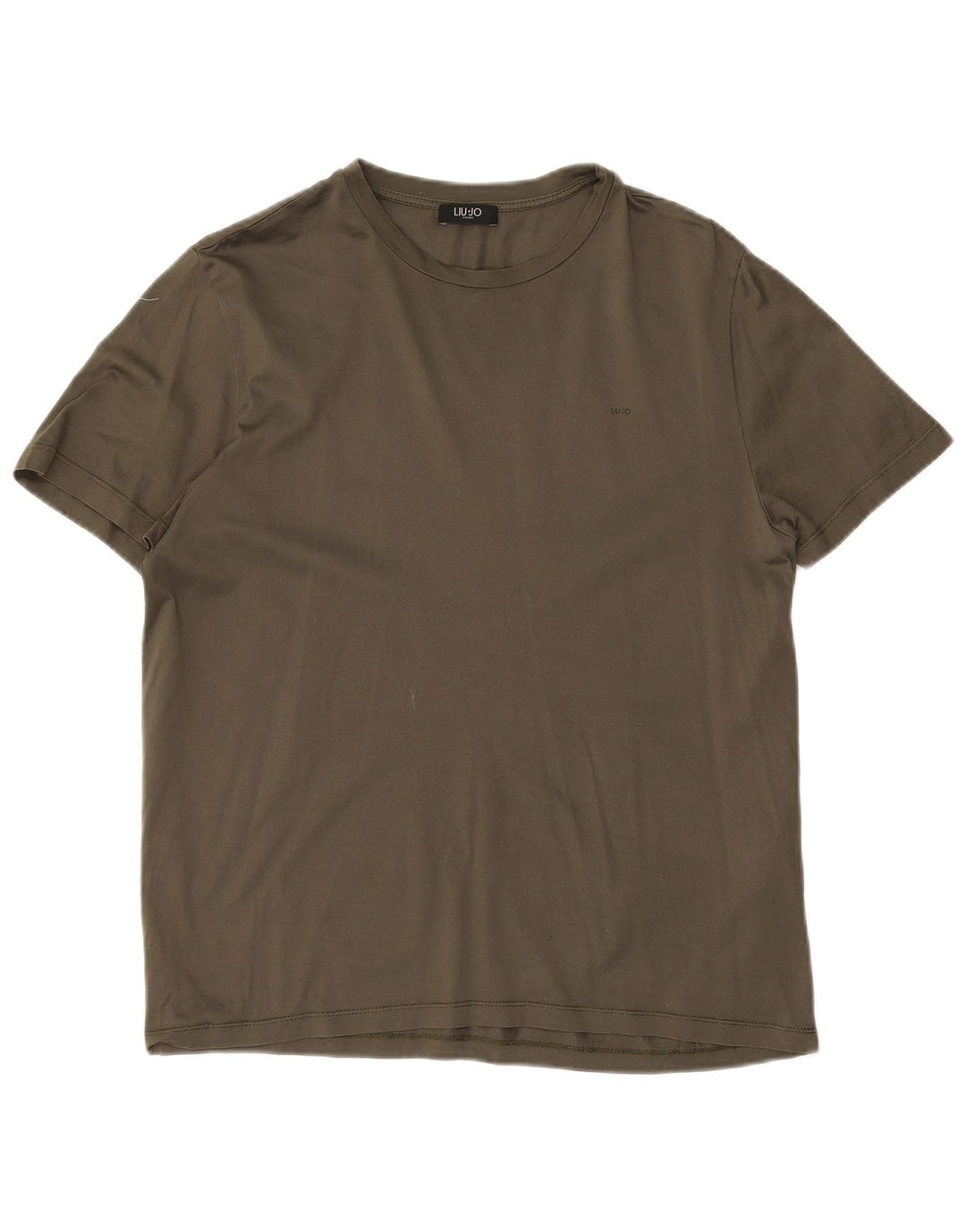 Liu Jo Herre T-Shirt Top Medium Khaki