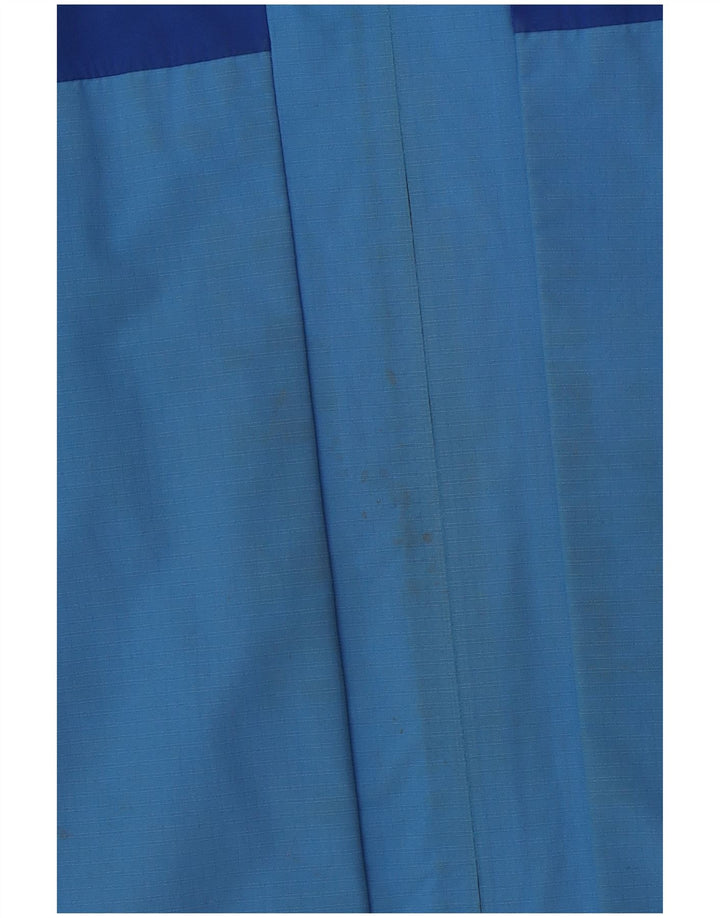 COLUMBIA Herre Omni-Tech Regnjakke med hætte UK 38 Medium Blue Colourblock