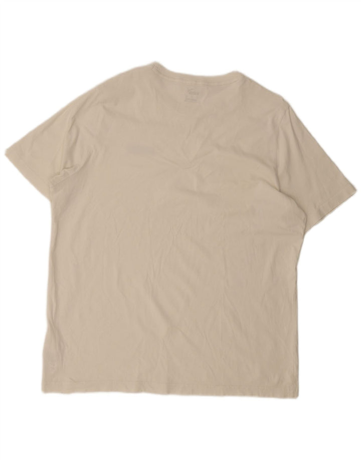 Puma Herre T-Shirt Top XL Hvid Bomuld