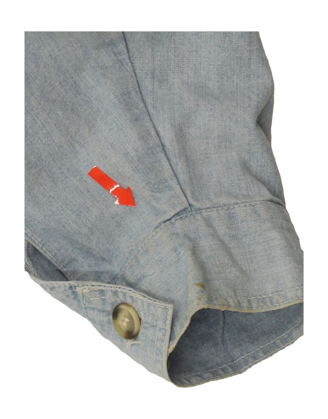 MASH Mens Denim Jacket UK 42 XL Blue Vintage Mash and Second-Hand Mash from Messina Hembry 
