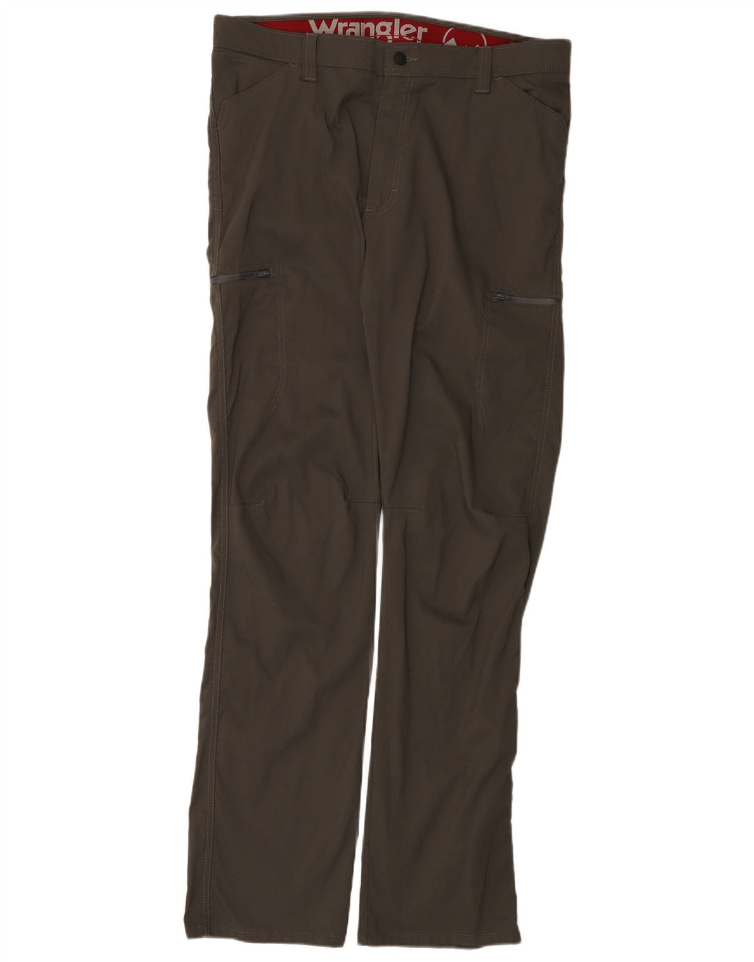 WRANGLER Straight Cargo bukser til mænd W36 L34 Grå nylon
