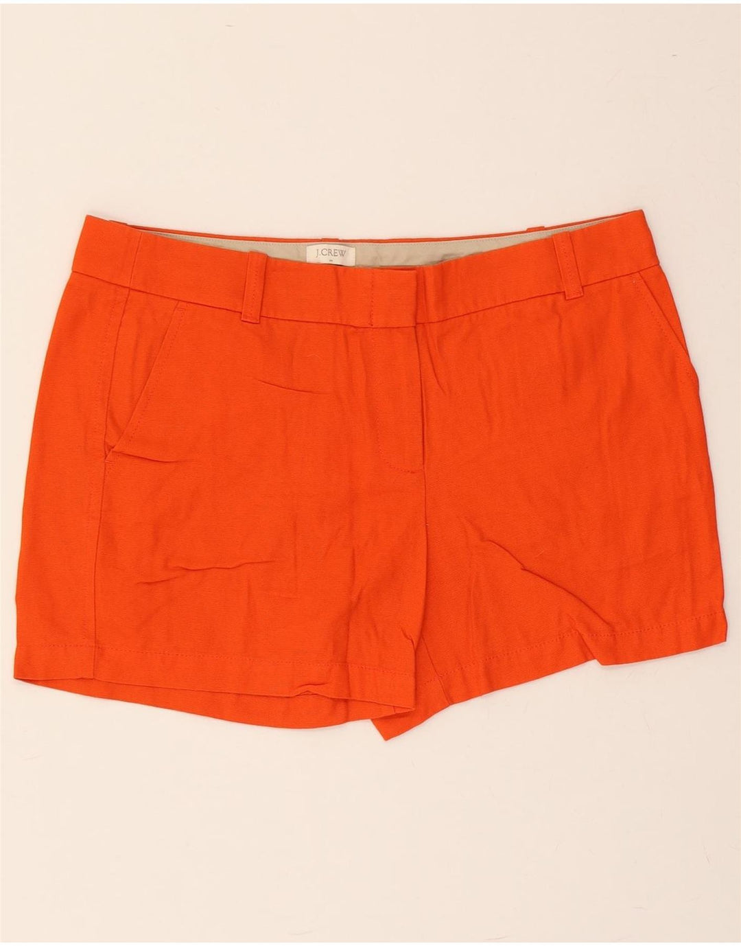 J. CREW Womens Chino Shorts US 10 Large W34  Orange Cotton Vintage J. Crew and Second-Hand J. Crew from Messina Hembry 