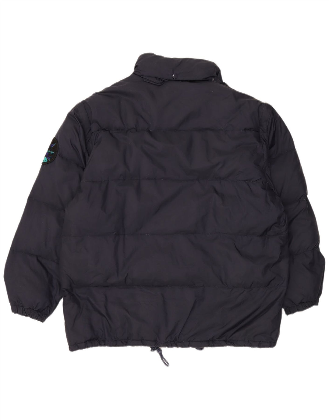 VINTAGE Skijakke til mænd UK 42 XL Navy Blue Nylon