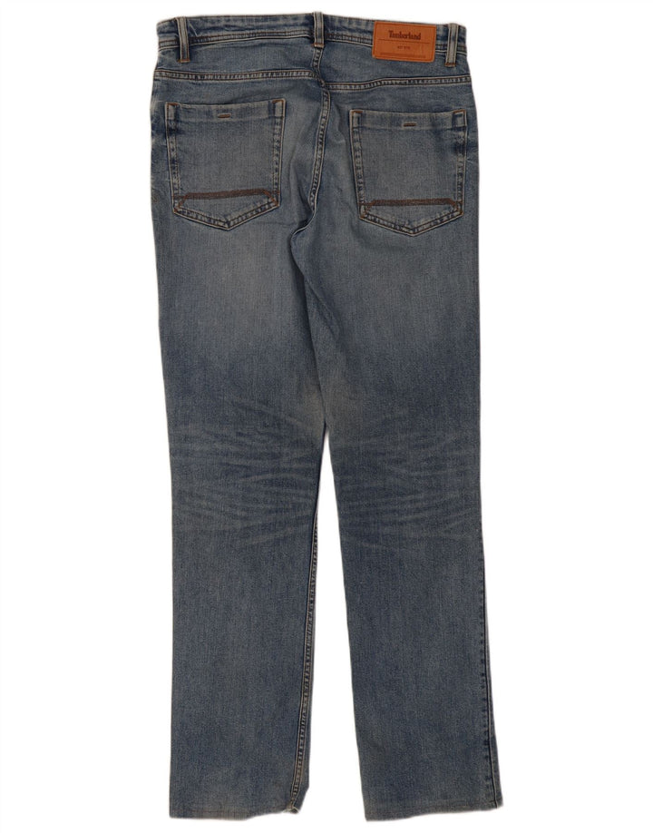 Timberland Straight Jeans til mænd W32 L31 blå bomuld