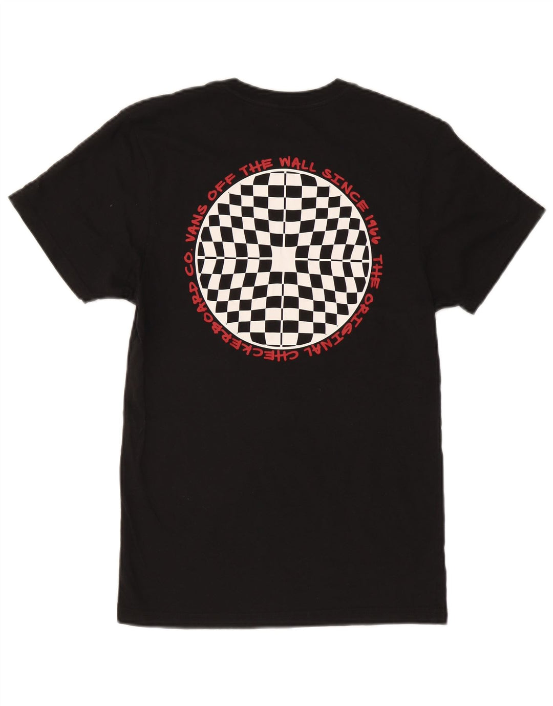 Vans Herre grafisk T-shirt Top Lille sort bomuld