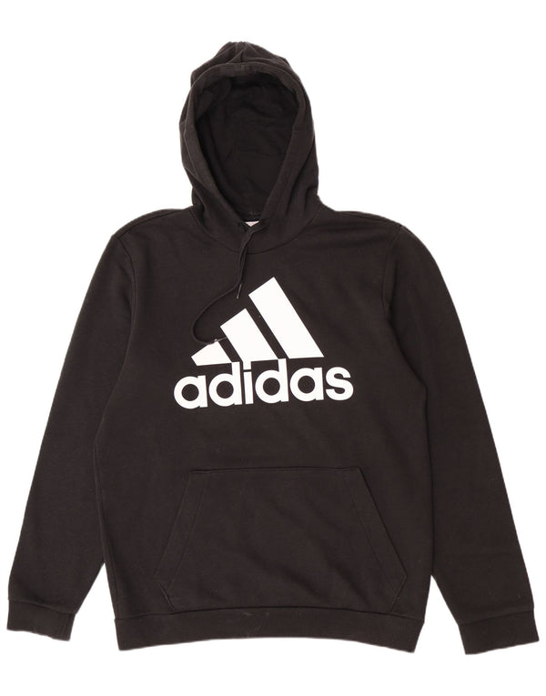 Adidas Grafisk hættetrøje til mænd mellem sort bomuld
