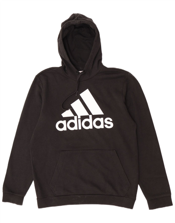 Adidas Grafisk hættetrøje til mænd mellem sort bomuld