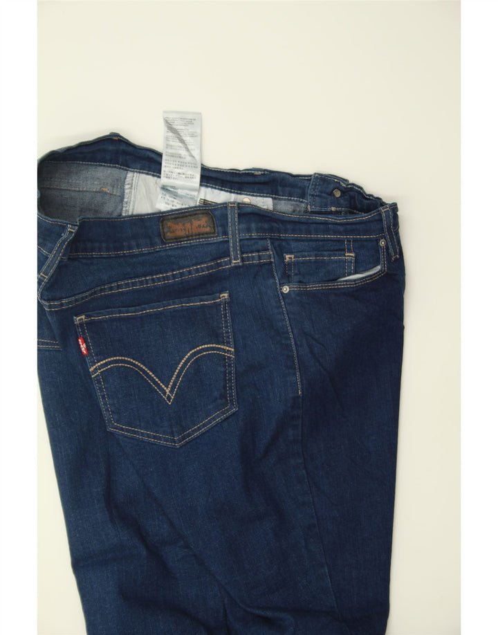 LEVI'S Womens Slim Jeans W31 L32 Navy Blue Cotton Vintage Levi's and Second-Hand Levi's from Messina Hembry 