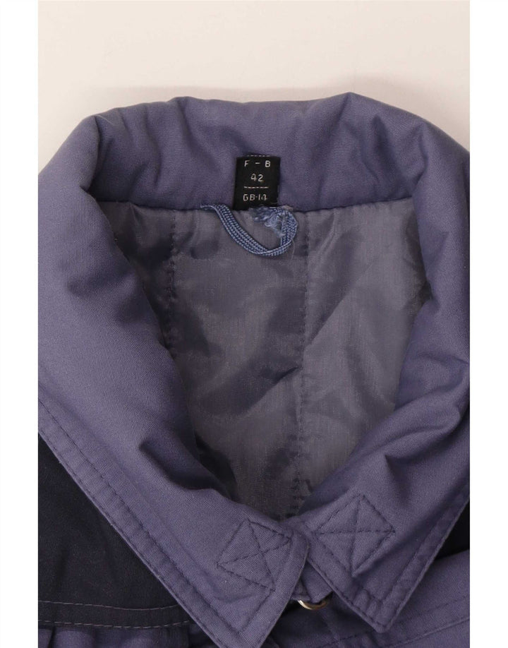 Vintage oversize overfrakke til kvinder UK 14 Large Blue
