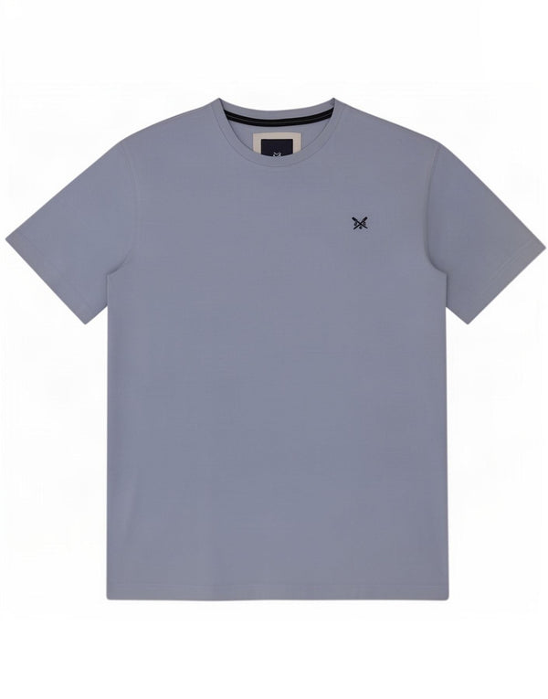 Crew Clothing Herre T-Shirt Top Medium Blue Bomuld