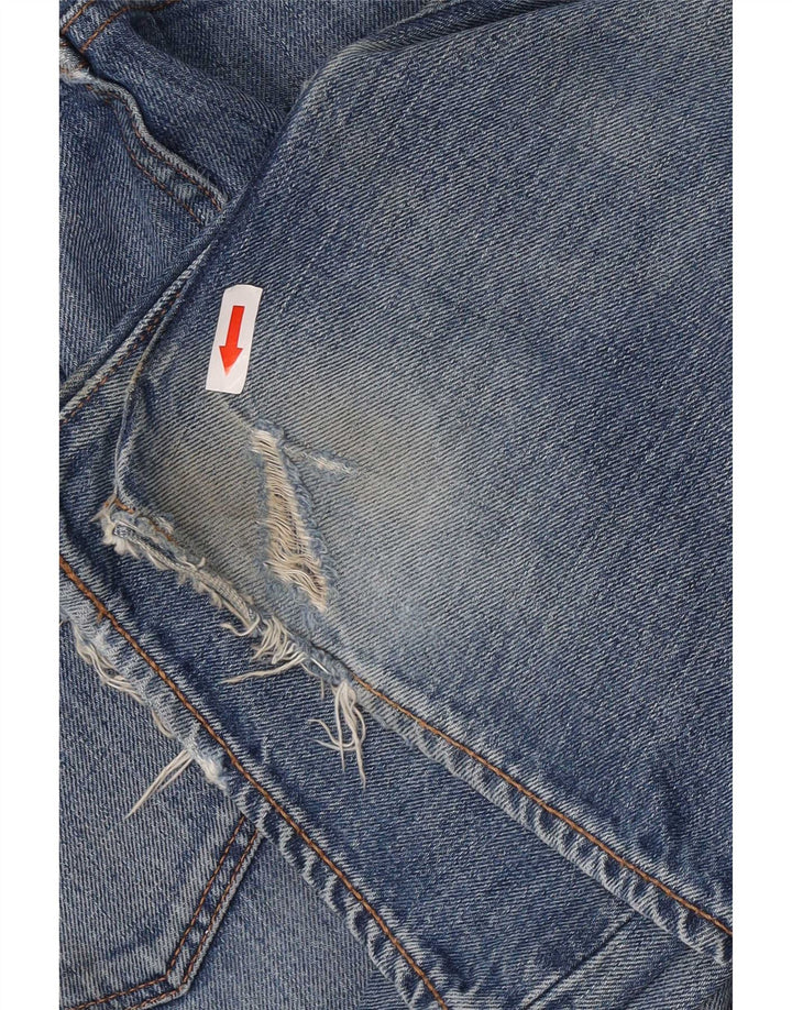 Levi's Herre 501 lige jeans W38 L32 blå bomuld