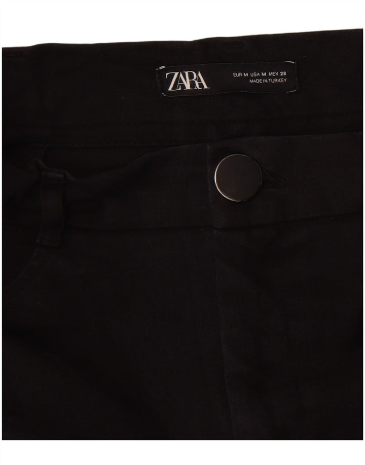 Zara Dame Flare Casual Bukser Medium W28 L32 Sort