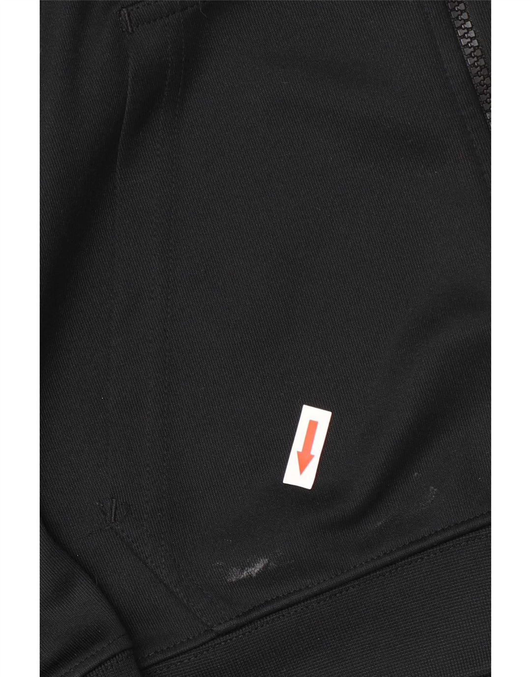 Nike Herre grafisk hættetrøje med lynlås, lille sort Colourblock Polyester