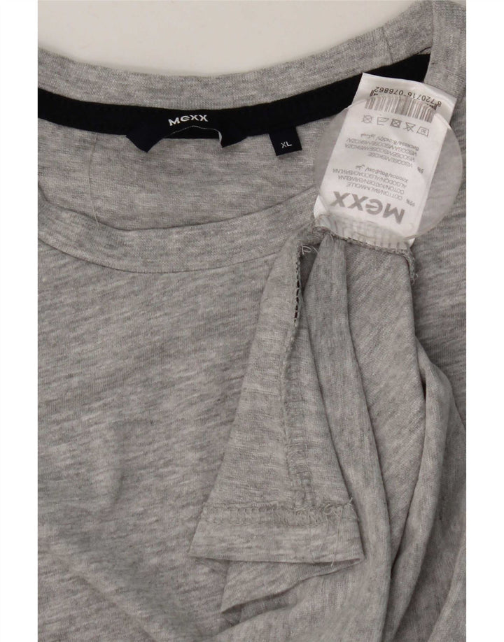 Mexx Herre Regular Fit Top Langærmet XL Grå Flecked Bomuld