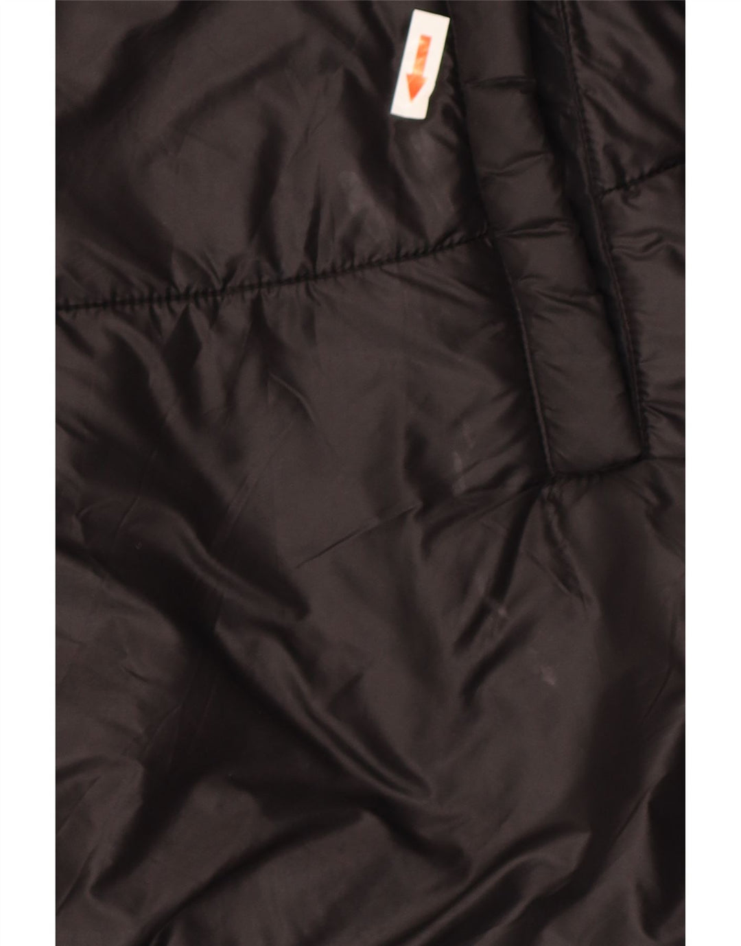 Zara Dame Hætte Poncho Polstret Jakke Medium Sort Polyester