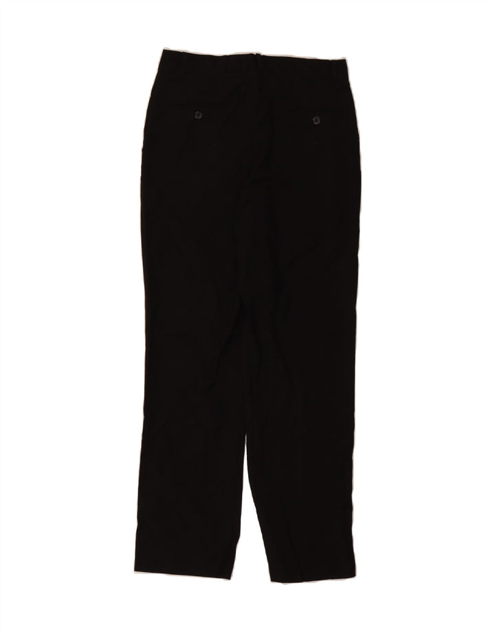 IZOD Boys Straight Suit Trousers 15-16 Years W28 L28 Black Polyester Vintage Izod and Second-Hand Izod from Messina Hembry 