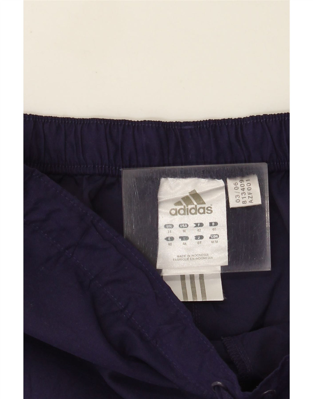 Adidas Dame Capri Træningsdragt Bukser UK 14 Medium Lilla Polyester