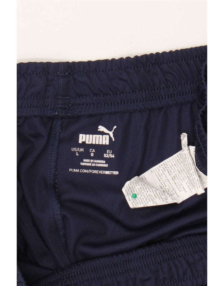 Puma Sportshorts til mænd, store marineblå polyester
