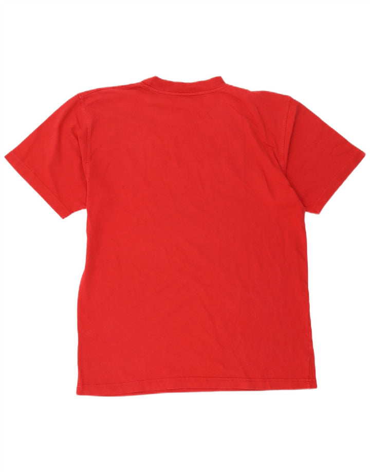 Fila Herre Grafisk T-Shirt Top Stor Rød