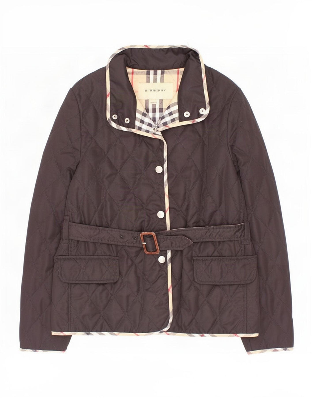 Burberry piger quiltet jakke 11-12 år sort polyester
