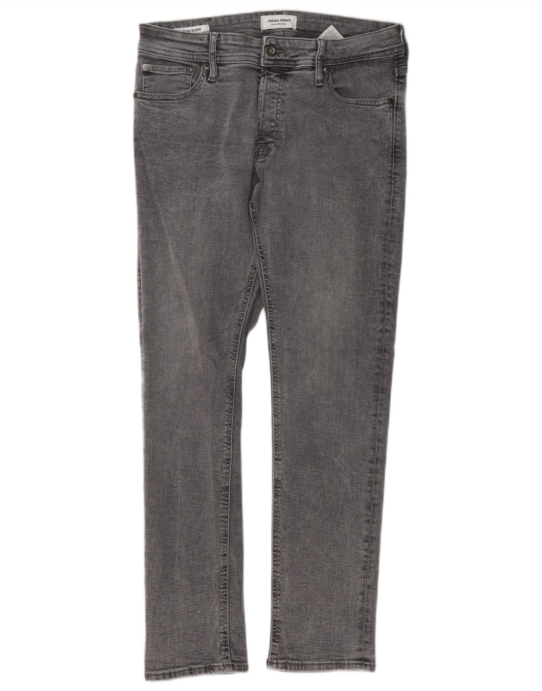Jack & Jones Herre GLENN Slim Jeans W30 L30 Grå Bomuld