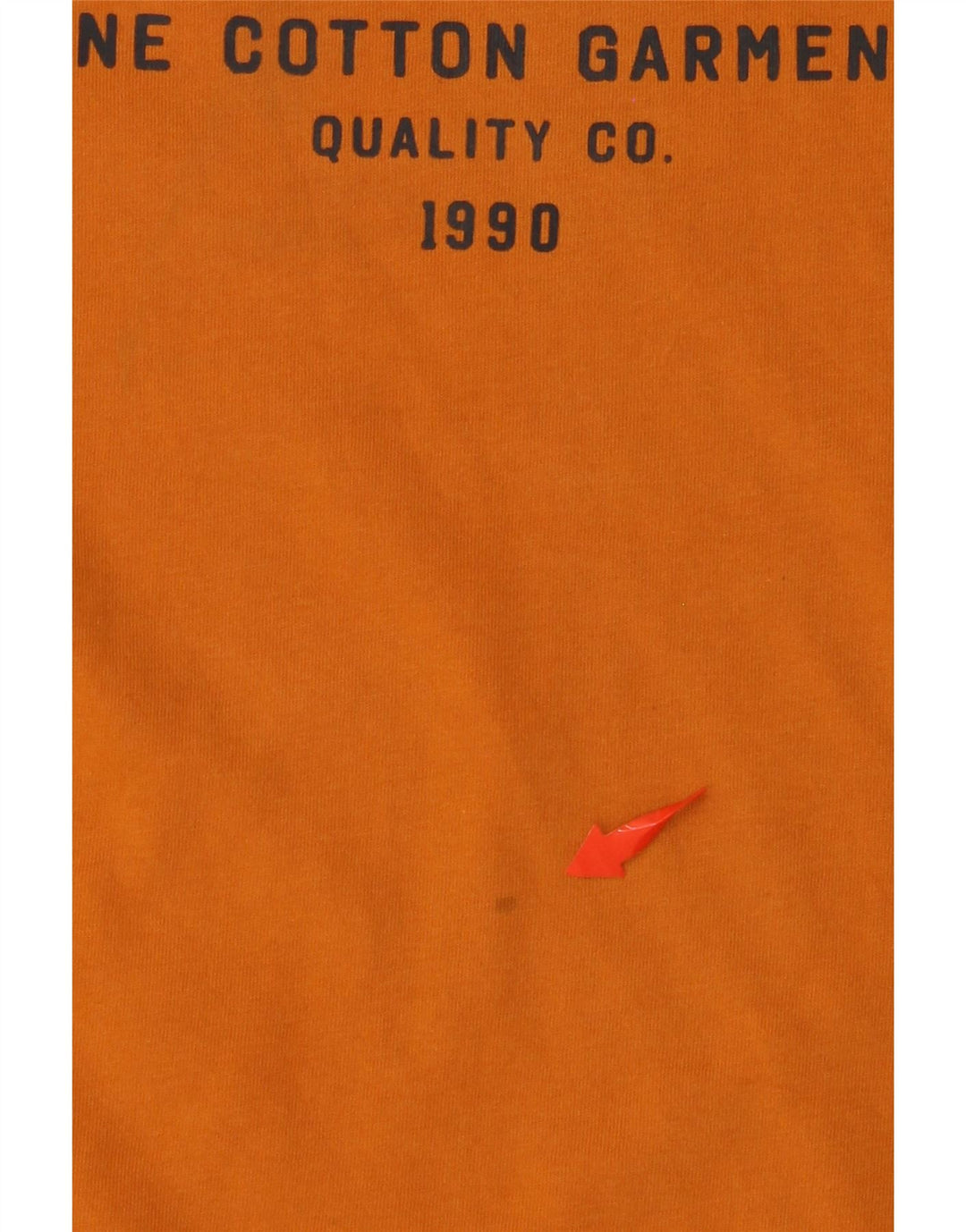 JACK & JONES Herre grafisk T-shirt Top Medium Orange Bomuld