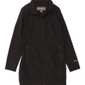 EDDIE BAUER Womens Overcoat UK 10 Small Black Nylon Vintage Eddie Bauer and Second-Hand Eddie Bauer from Messina Hembry 