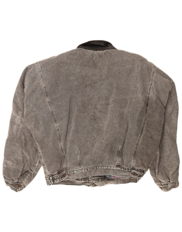 Vintage Herre denimjakke UK 40 Large Grå