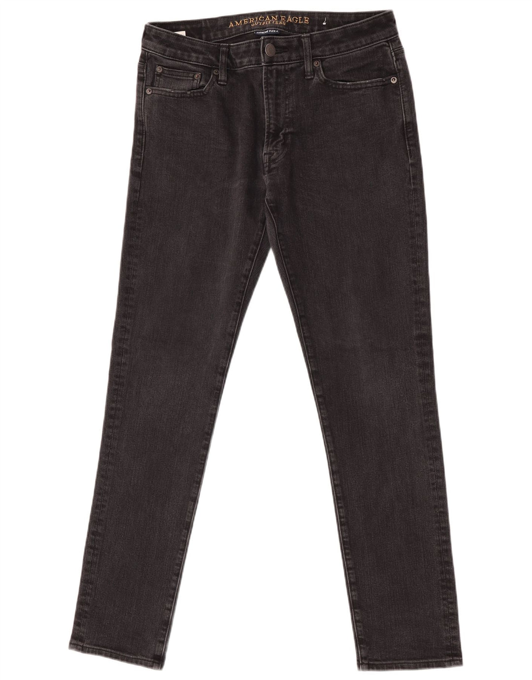 American Eagle Herre Extreme Flex Skinny Jeans W30 L32 Grå Bomuld