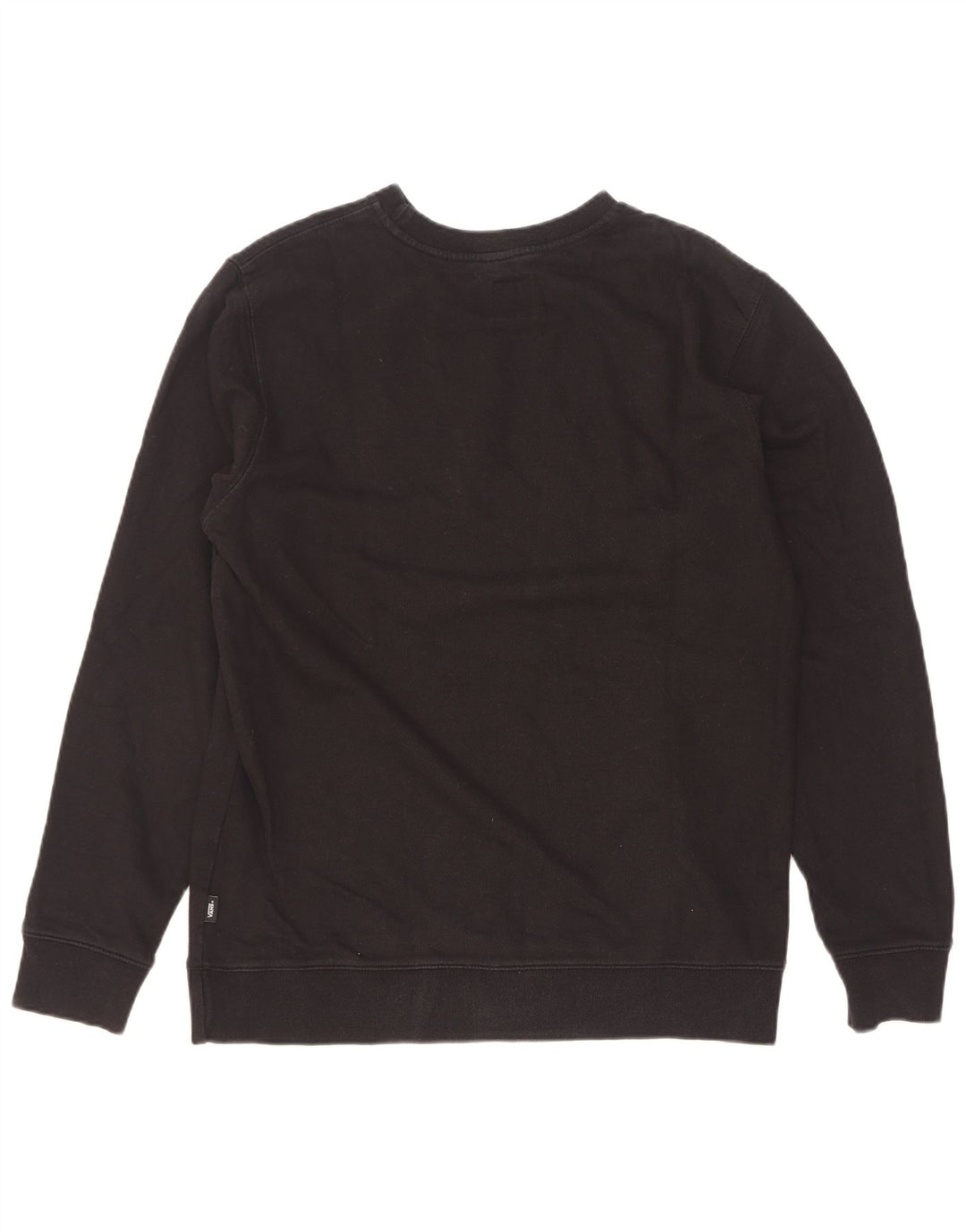 Vans Herre Grafisk Sweatshirt Jumper Medium Sort Bomuld