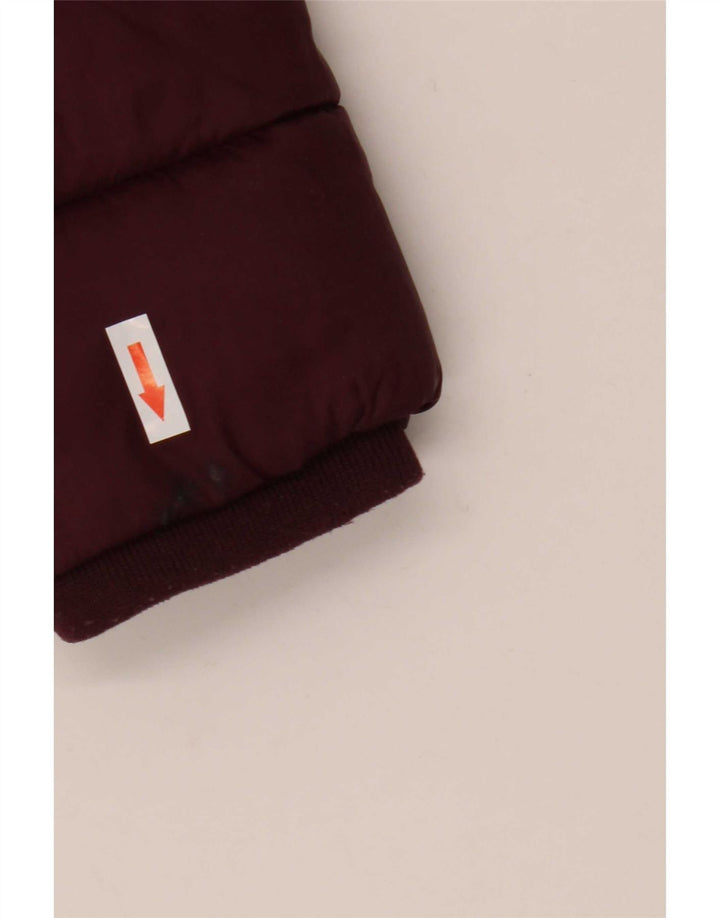 Monsoon Dame Polstret Jakke UK 18 XL Burgundy Nylon