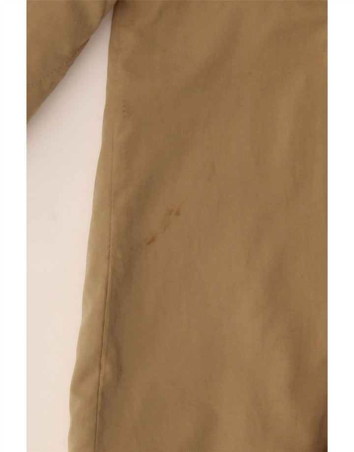 Vintage Kvinders Oversized Utility Jacket dk 18 XL Beige Polyester