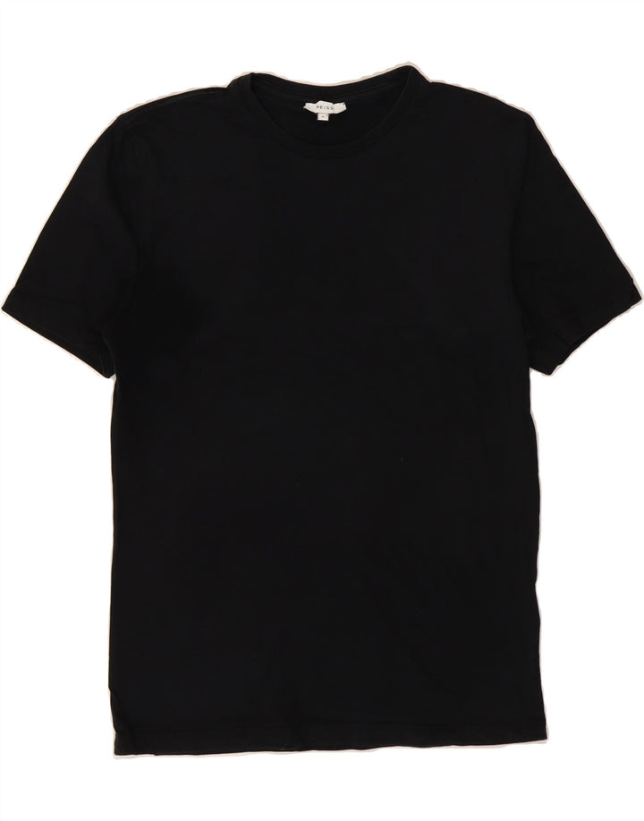 REISS T-shirt top lille sort bomuld til mænd