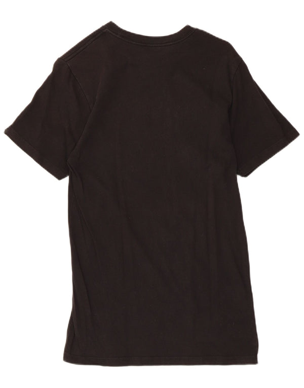 Vans Herre Slim Fit Grafisk T-Shirt Top Lille Sort Bomuld
