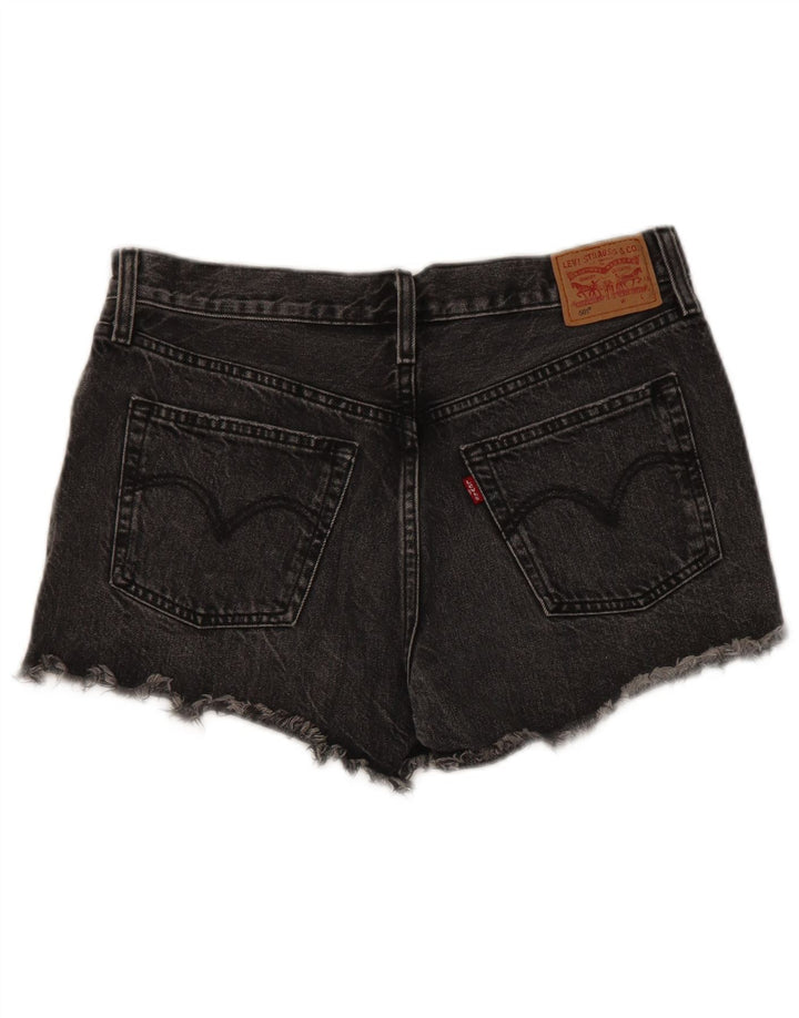 Levi's Womens 501 denimshorts W29 mellemgrå bomuld