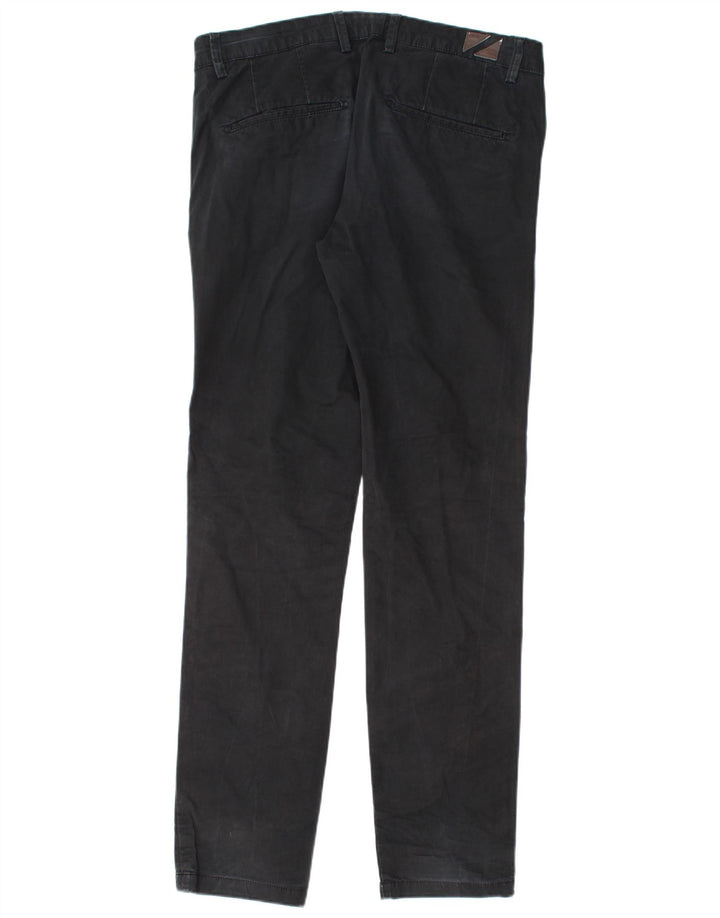 Zara Herre Slim Chino Bukser EU 42 Large W32 L33 Sort